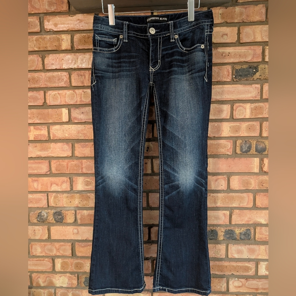 Express Stella Bootcut Low Rise Jeans, 6S
